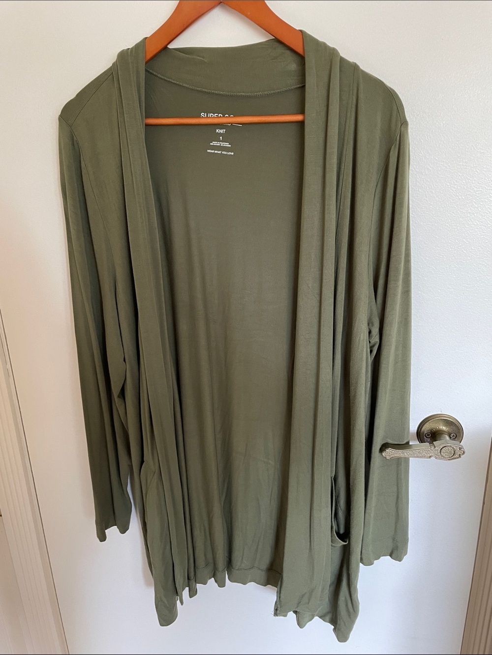 torrid Olive Knit Super Soft Crew Top